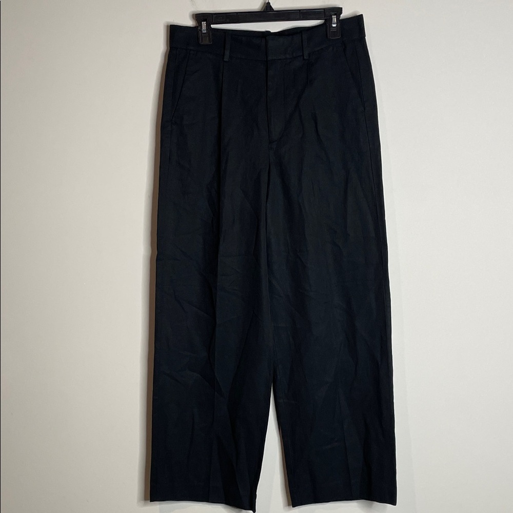 Madewell | Women’s Black The Slouchy Straight Pants Size 6 NWT - Picture 2 of 8